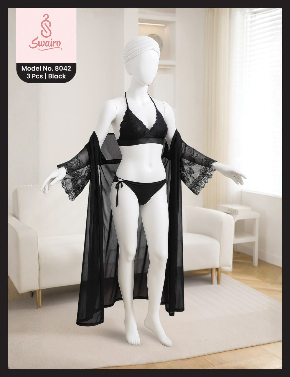 Two Heart Night wear 2 Pcs