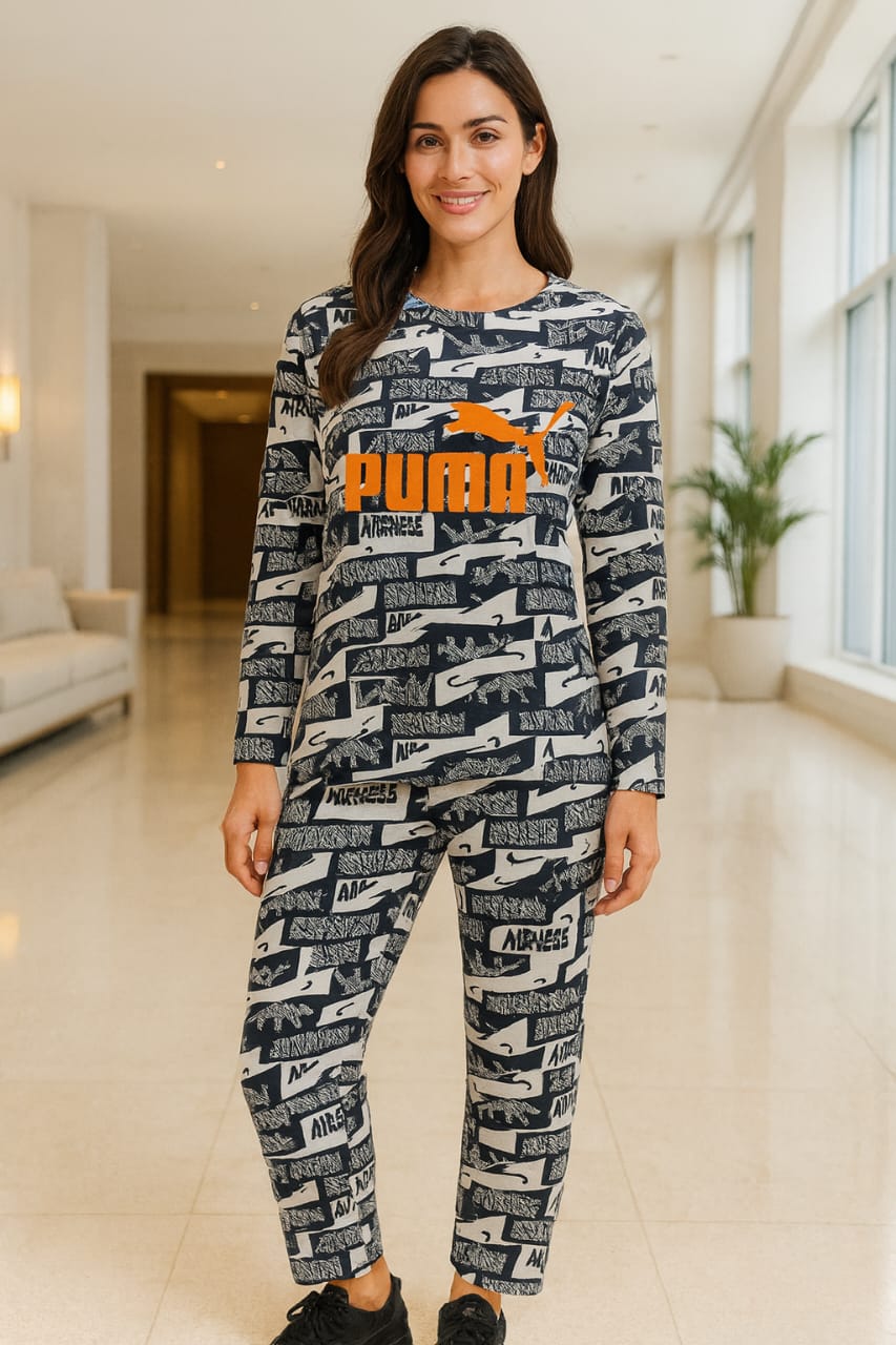 Printed Nightwear 2-Piece Set